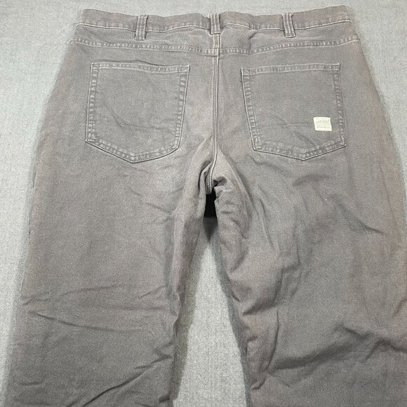 Eddie Bauer Mens Gray Fleece-Lined Straight Fit Pants Size 38x30 - Picture 2 of 16